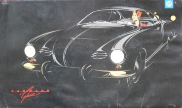 Volkswagen Karmann-Ghia 1200 Coupe Modellprogramm 1957 Reuters Motive Automobilprospekt (9511)